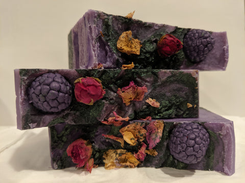 Blackberry & Rose Jam Artisan Soap | All The Way Handmade | Handmade Soap | Artisan Soap | Small Business