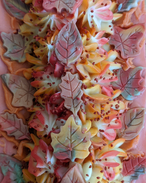 Autumn Cider Frosted Artisan Soap | All The Way Handmade | Handmade Soap | Artisan Soap | Frosted Soap | Small Business