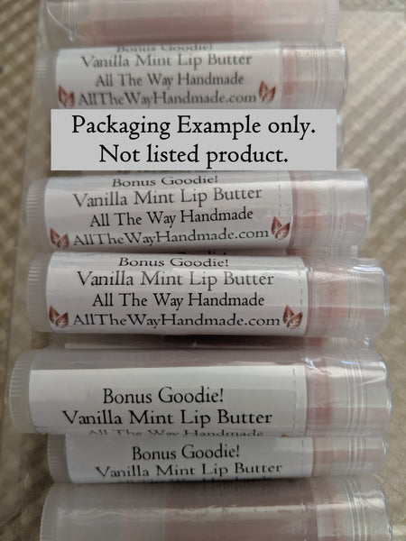 Vanilla Mint Lip Butter | All The Way Handmade | Handmade Chapstick | Artisan Lip Balm | Small Business