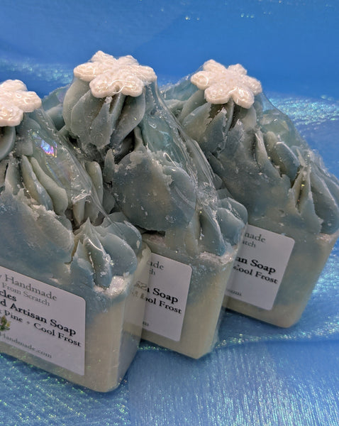 Icicles Crystal Frosted Artisan Soap